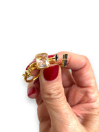 Anillo Abeja Baño de Oro