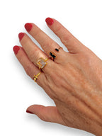 Anillo Abeja Baño de Oro