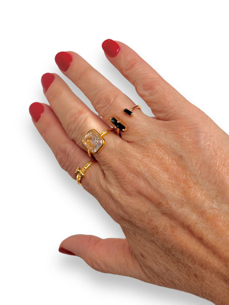 Anillo Abeja Baño de Oro