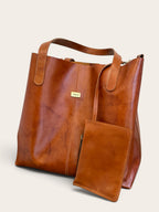 Cartera de Cuero Terra Café Ecuestre