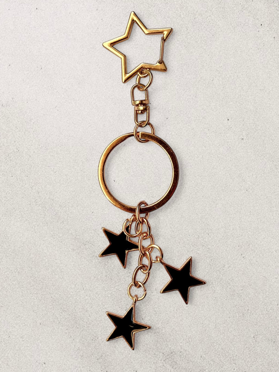 Llavero 3 Estrellas Dorado