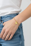 Pulsera Abeja Vida Baño Oro