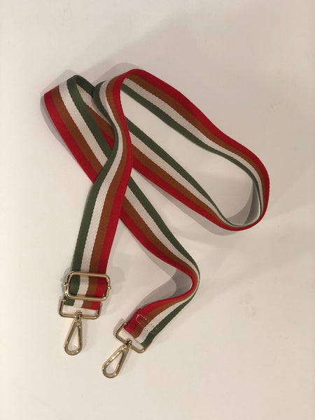 Strap Rayas Rojo Verde